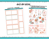 Daily Duo Mother's Day Floral Soft Pretty Mom Day Themed Weekly Planner Sticker Kit for Daily Duo Planner