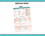 Mini B6/Weeks Mother's Day Floral Soft Pretty Mom Day Themed Weekly Planner Sticker Kit sized for PP Weeks or PP B6 Weeks Planner or ANY Vertical Insert