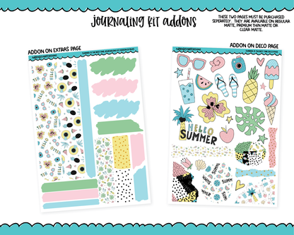 Journaling Kit - Summertime is the Best Time Planner Sticker Kit