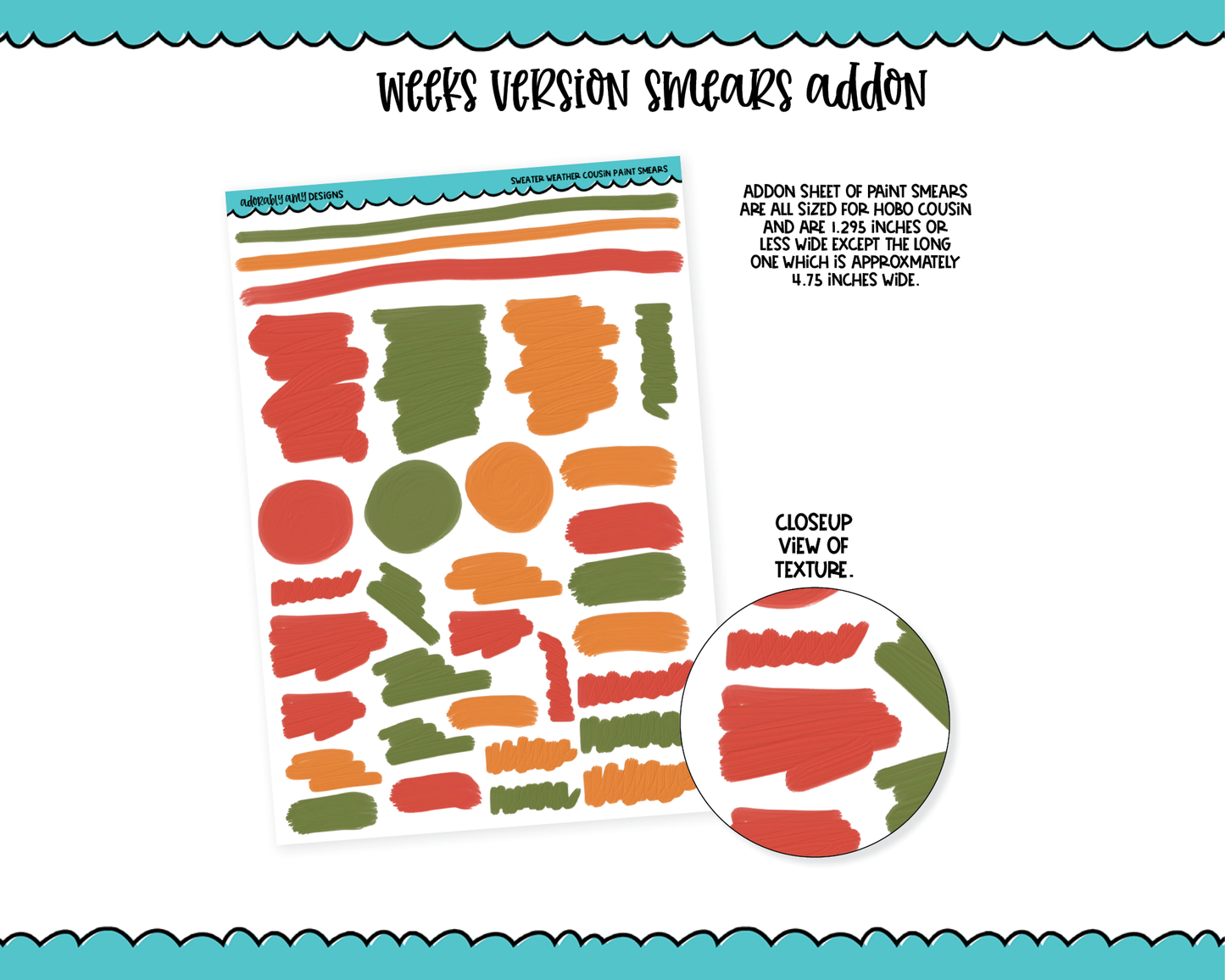 Mini B6/Weeks Sweater Weather Fall Autumn Theme Weekly Planner Sticker Kit sized for ANY Vertical Insert