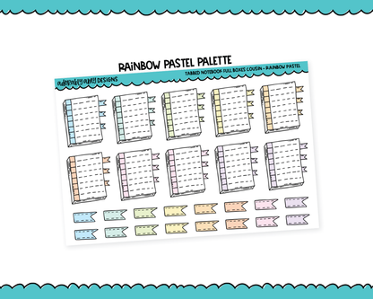 Hobo Cousin Tabbed Notebook Boxes Planner Stickers for Hobo Cousin or any Planner or Insert