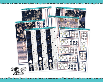 Daily Duo The Best is Yet to Come New Year's Themed Weekly Planner Sticker Kit for Daily Duo Planner
