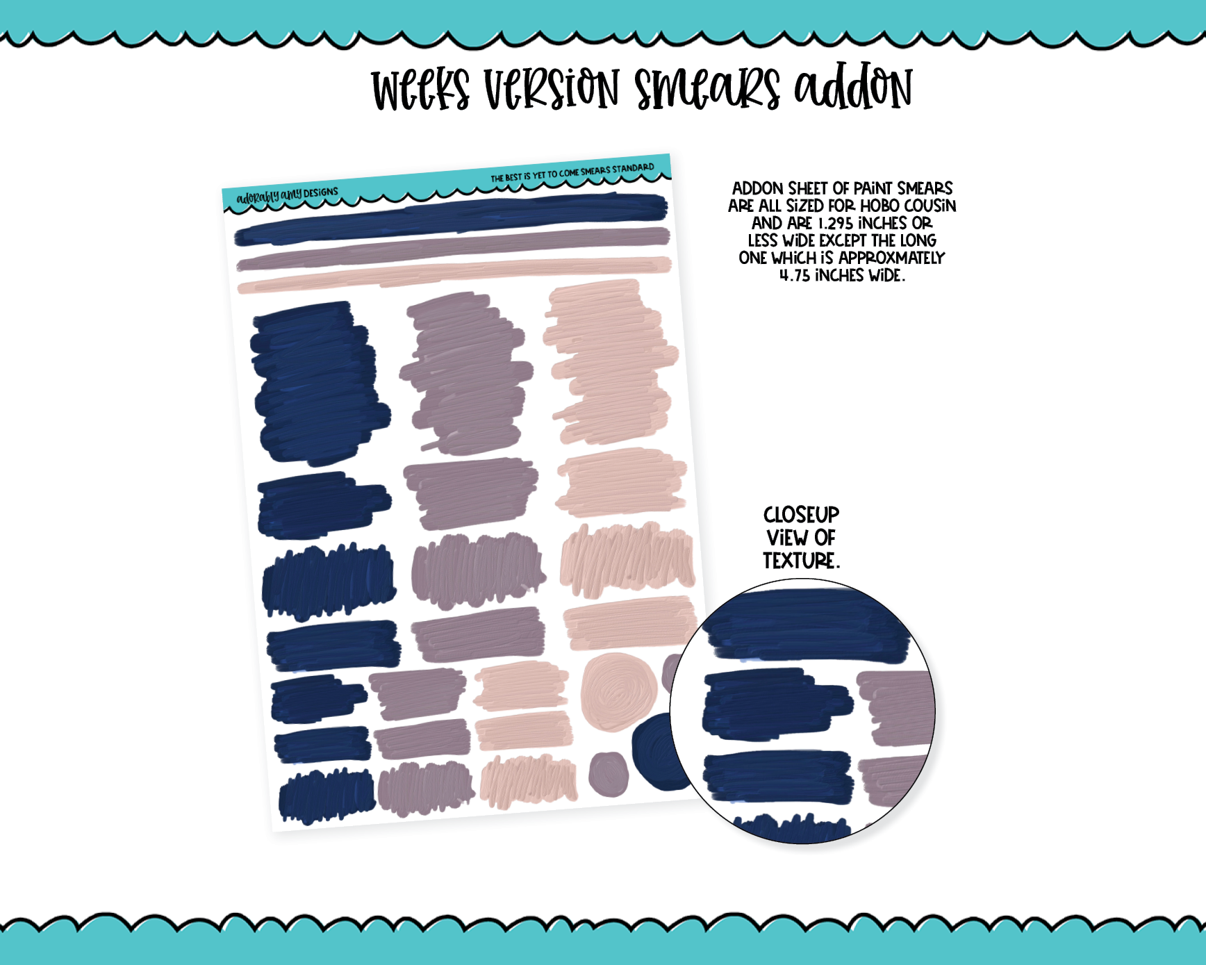 Mini B6 A Little Treat Weekly Planner Sticker Kit sized for ANY Vertic –  Adorably Amy Designs