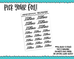 Foiled Hand Lettered Think It Into Existence Planner Stickers for any Planner or Insert
