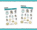 Doodled Planner Girls Character Stickers This is Fine Decoration Planner Stickers for any Planner or Insert