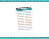 Rainbow Triangle Headers or Dividers for Any Planner or Insert