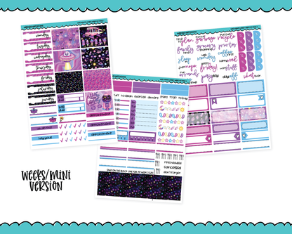 Mini B6/Weeks Who Wants Candy Themed Weekly Planner Sticker Kit sized for ANY Vertical Insert