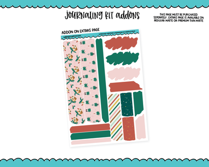 Journaling Kit - Woodland Christmas Animal Creatures Holiday Planner Sticker Kit