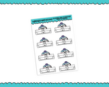 Planner Girls Character Stickers Work Time Working and Schedule Reminder Planner Stickers for any Planner or Insert - Adorably Amy Designs