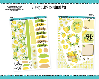 Journaling Kit - Zest for Life Planner Sticker Kit