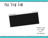 Foiled Solid Strips in 5 MM OR 10 MM Size Planner Sticker Strips for any Planner or Insert - Adorably Amy Designs